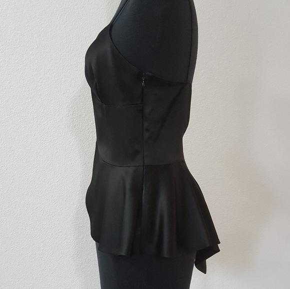 Sexy Satin~Italian Designer Moschino Satin Peplum Cami Top - Picture 4 of 16